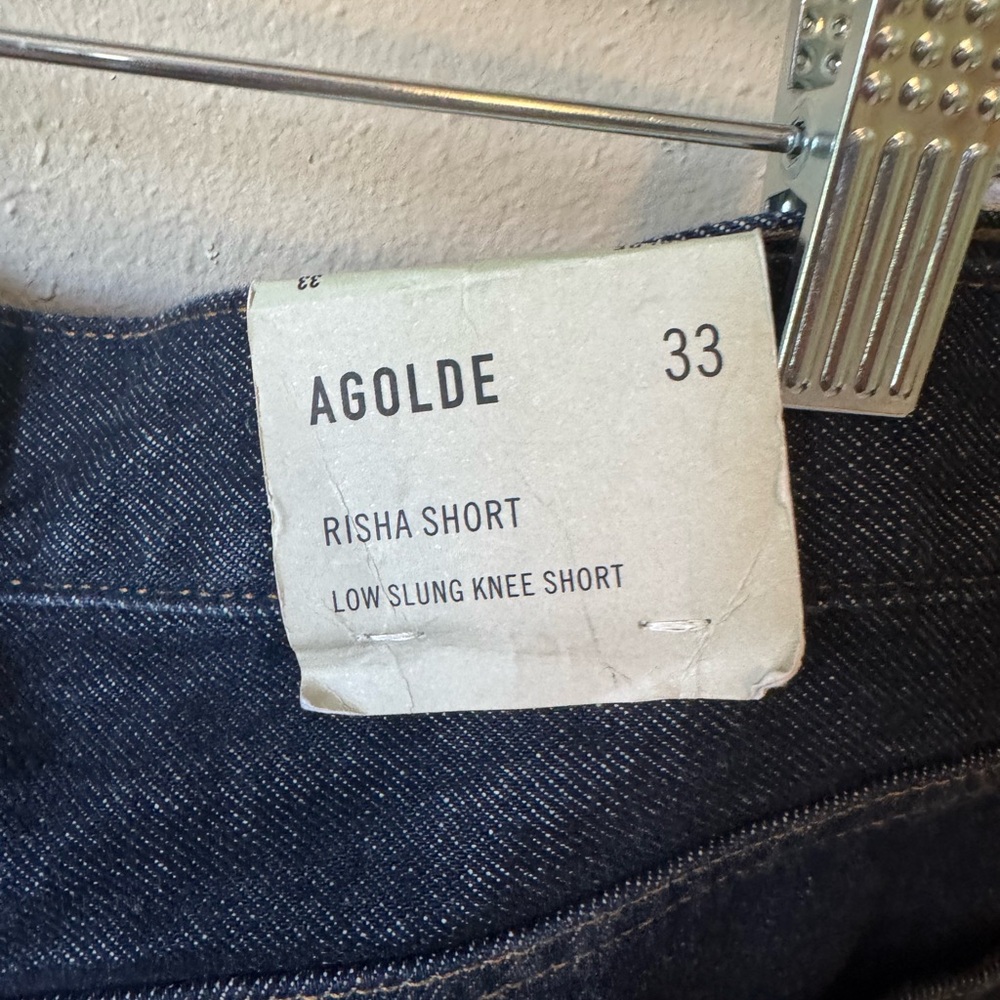 Agolde Blue Risha Short - Picture 6 of 7